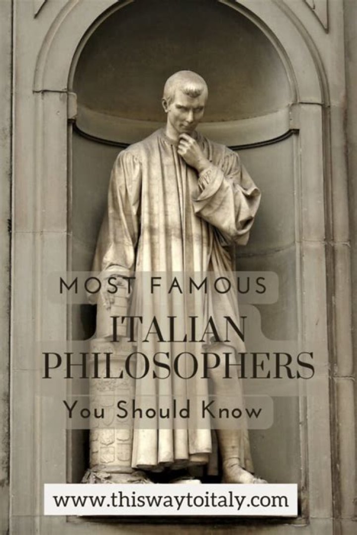 Famous Italian Philosophers