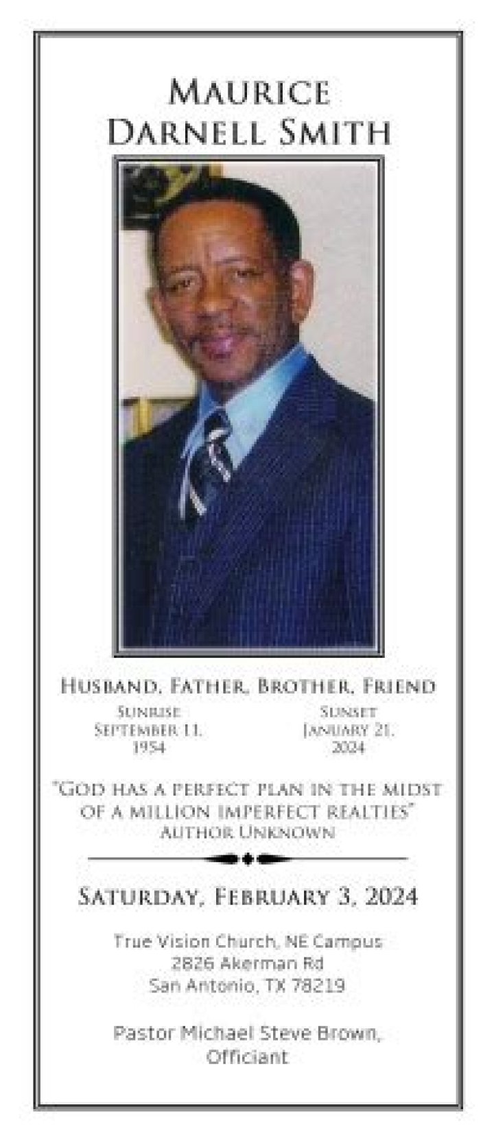 Maurice Smith obituary, Maurice Smith Shot in Morrell Park Neighborhood, Baltimore