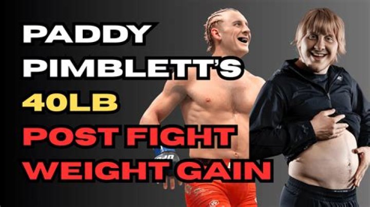 Paddy Pimblett Weight Gain: Paddy's Unwanted Struggle with His Weight!