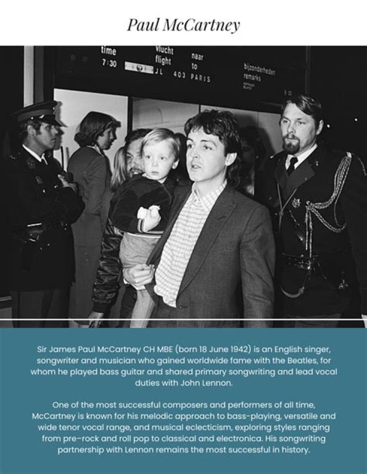 Paul McCartney Biography - Facts, Childhood, Family Life & Achievements