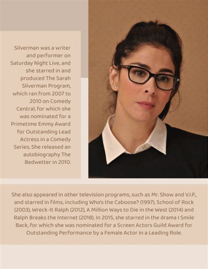 Sarah Silverman Biography - Facts, Childhood, Family Life & Achievements