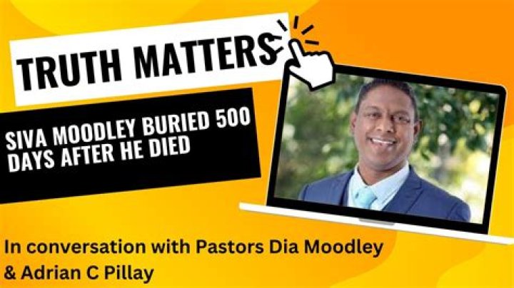 Siva Moodley Obituary, Siva Moodley, South African Pastor died in Johannesburg