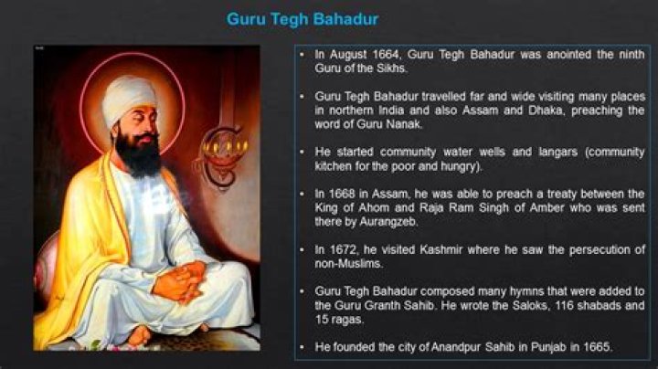 Tegh Bahādur Biography - Facts, Childhood, Family Life & Achievements