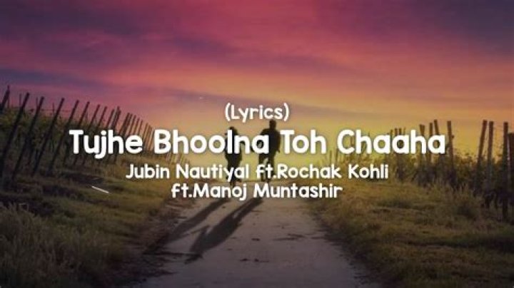 Tujhe Bhoolna Toh Chaaha lyrics | Tujhe bhulna to chaha lyrics in Hindi