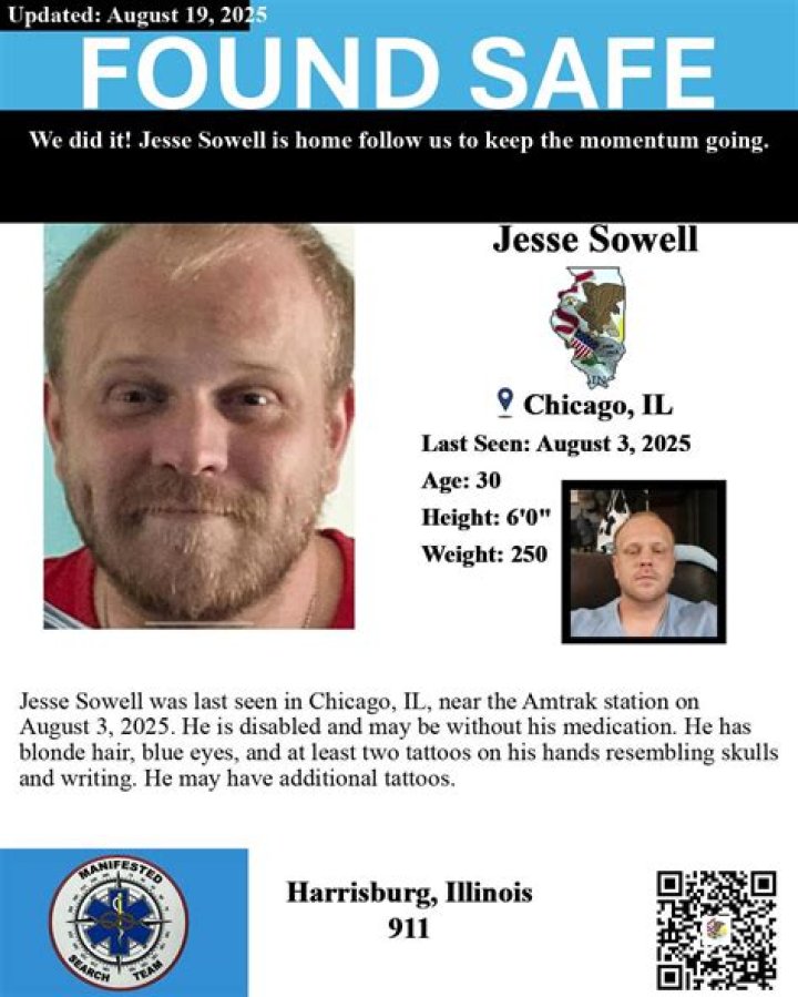 Update; Missing Jesse Crow Found Safe