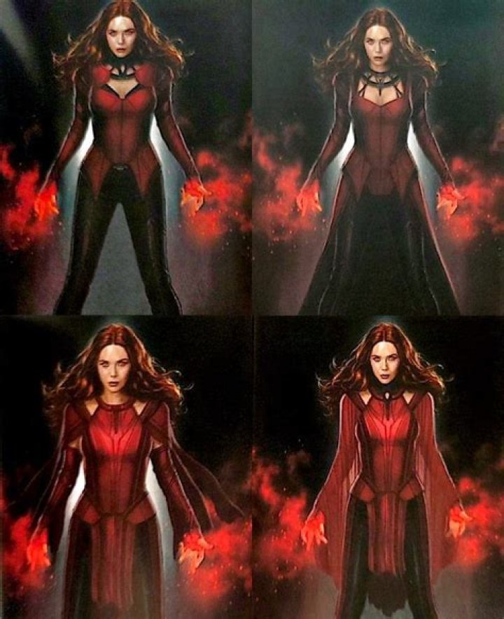 ‘WandaVision’ concept art shows Scarlet Witch costume designs