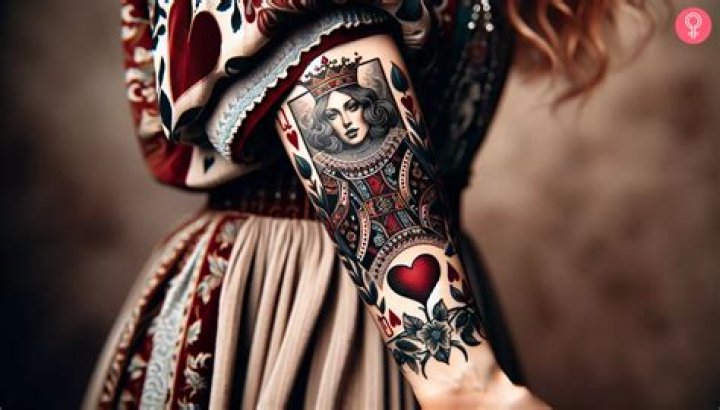 What is the meaning of a Queen of Hearts tattoo? – Celebrity