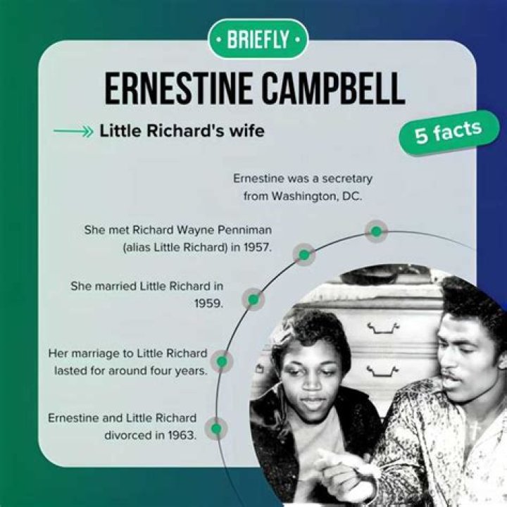 Who is Little Richard wife Ernestine Campbell?