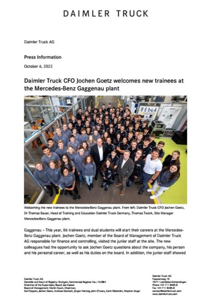 Who Was Jochen Goetz? Daimler Truck CFO Jochen Goetz Dies in ‘Tragic Accident’